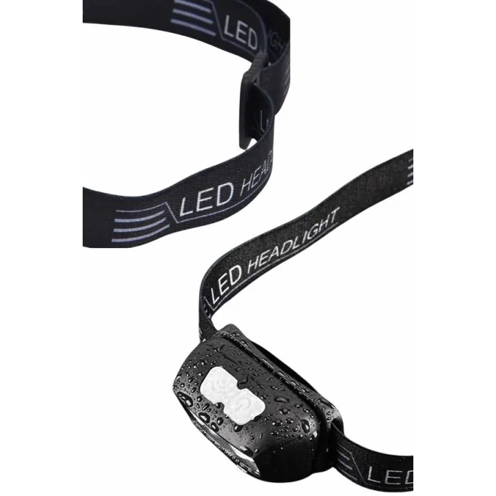 Mey İthalat® Sensörlü Şarjlı Type-c Şarj Işıklı Kafa Lambası Kamp Lambası