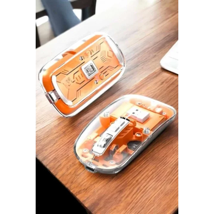 Mey İthalat® Sessiz Kablosuz USB Girişli Mouse Fare Yüksek Performanslı