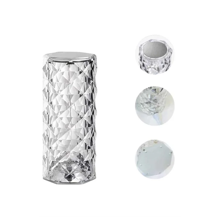 Mey İthalat® Sevgililer Gününe Özel Romantik Kristal Gece Lambası Sevgiliye Hediye