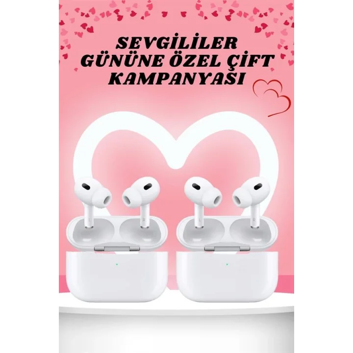 Mey İthalat® Sevgiliye Hediye Çift Kulaklığı Yeni Nesil Pro Kulaklık Sevgililer Gününe Özel Kampanya