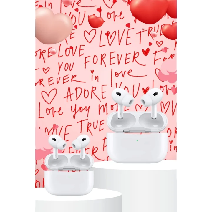 Mey İthalat® Sevgiliye Hediye Çift Kulaklığı Yeni Nesil Pro Kulaklık Sevgililer Gününe Özel Kampanya