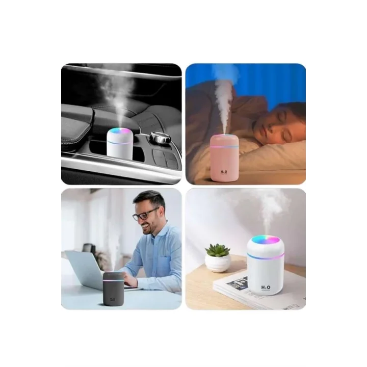 Mey İthalat® Sevgiliye Hediye Led Işıklı Hava Nemlendirici USB Şarjlı Sevgiliye Özel
