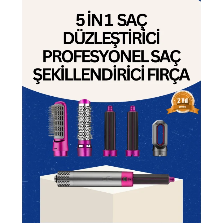 Mey İthalat® Seyahat Boyu Taşınabilir Profesyonel Saç Şekillendirici Set