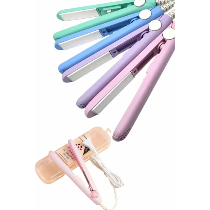 Mey İthalat® Seyahat Tipi Taşınabilir Saç Düzleştirici Saç Şekillendirici Yüksek Isı Ayarlı