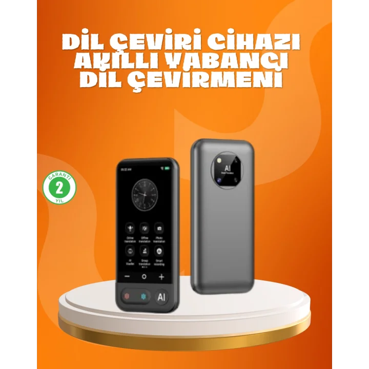 Mey İthalat® Seyahat ve İş İçin Çok Dilli Taşınabilir Çeviri Makinesi