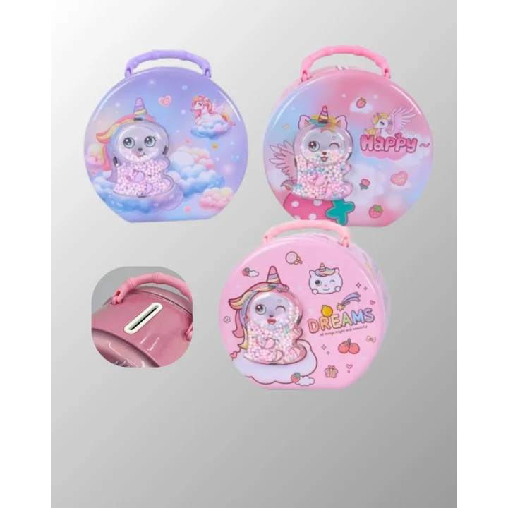 Mey İthalat® ŞİFRELİ KUMBARA PEMBE