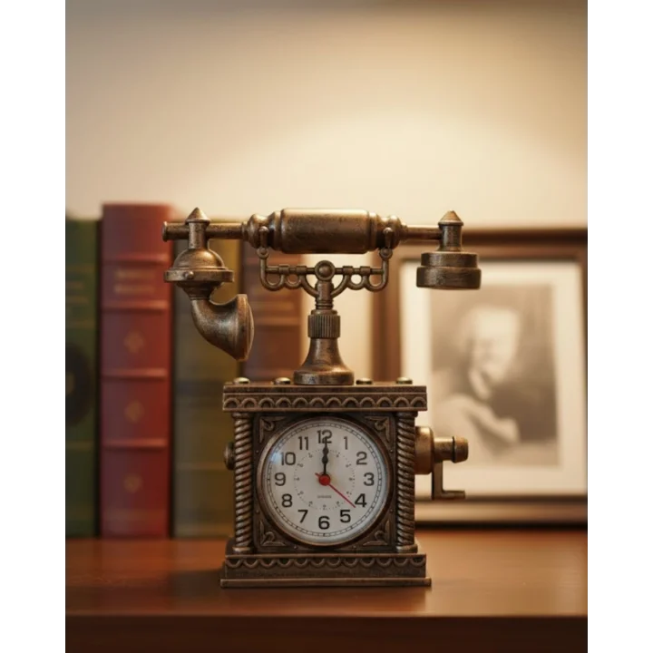 Mey İthalat® Şık Görünümlü Masaüstü Çalar Saat Günlük Kullanıma Uygun