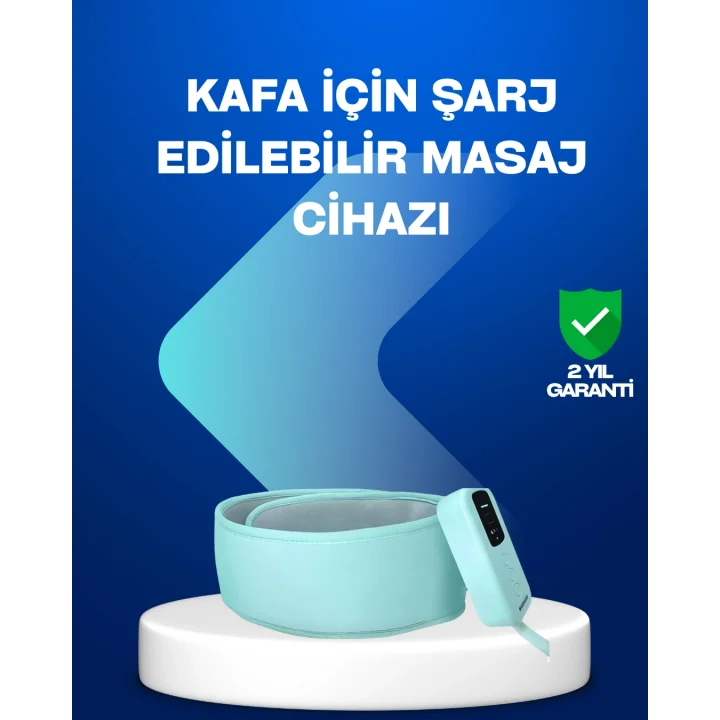 Mey İthalat® Sıkıştırmalı Baş Masaj Aleti Ev Tipi Konforlu Masaj Deneyimi