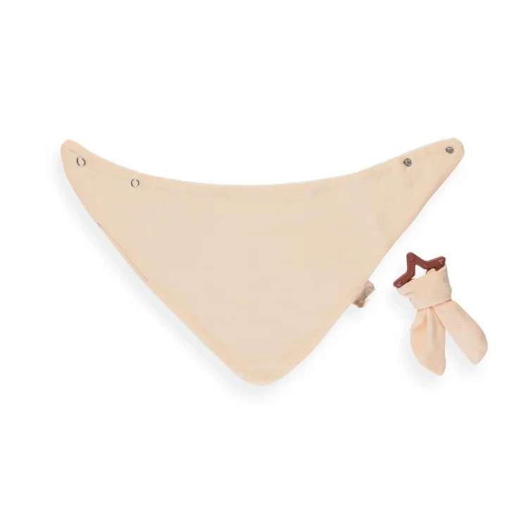 Mey İthalat® Silikon Diş Kaşıyıcılı Müslin Önlük 736 Somon