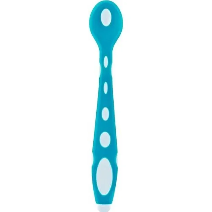 Mey İthalat®  Silikon Mama Kaşığı 563 Mavi Yeşil
