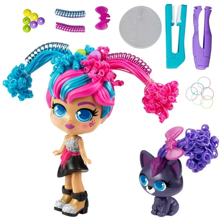 Mey İthalat®  Silverlit Curli Girls Bebek ve Hayvan