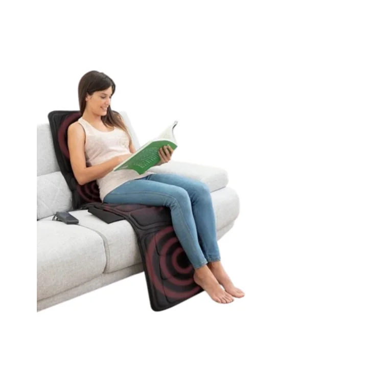 Mey İthalat® Sırt Bel Boyun Masaj Minderi Isıtmalı Titreşimli Sistem