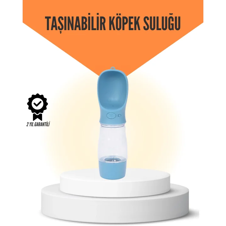 Mey İthalat® Sızdırmaz Kilit Sistemli Mama ve Su Taşıma Şişesi Gezi İçin Uygun