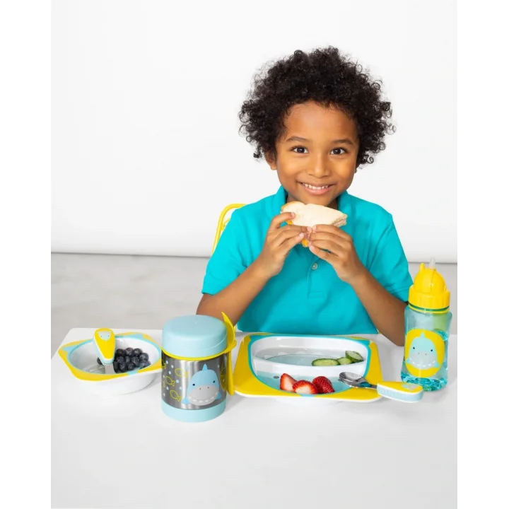 Mey İthalat®   Zoo Paslanmaz Çelik Termos 325 ml Köpek Balığı