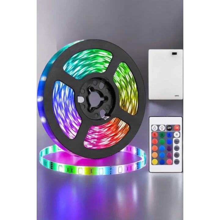 Mey İthalat® Smart Şerit Led TV Arkası Renkli Kumandalı 10 Metre