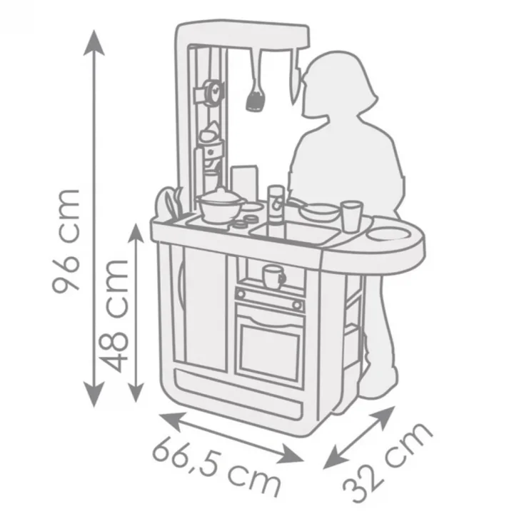 Mey İthalat®  Smoby Cherry Mutfak Seti 310914