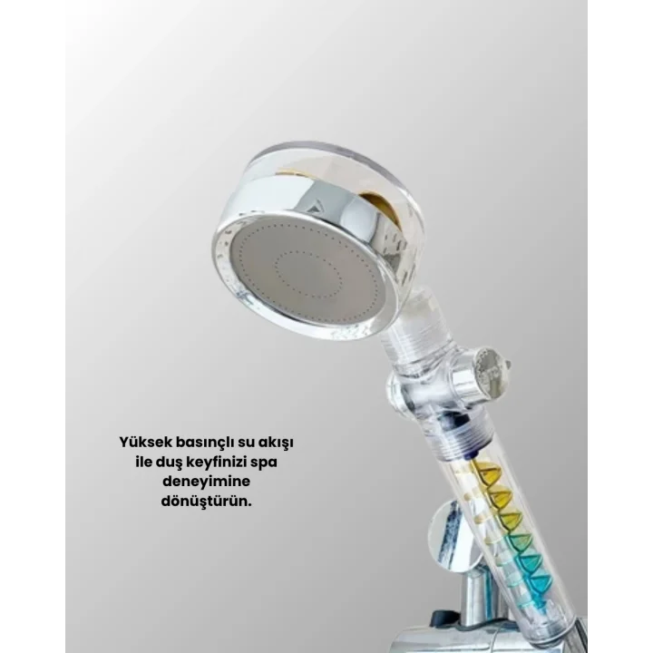 Mey İthalat® Start Stop Kontrollü El Duşu – Basınçlı, Su Tasarruflu, Sağanak Yağmur Deneyimi