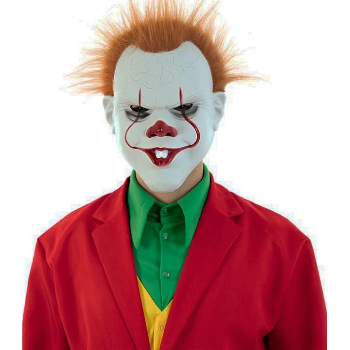 Mey İthalat® Stephen King&amp;#39;s Korkutucu Joker Maske 31x22 cm