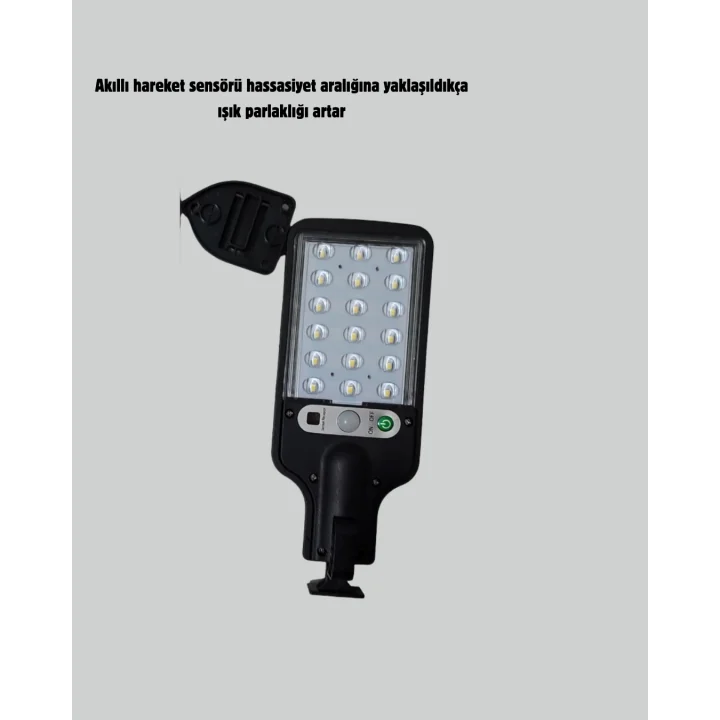 Mey İthalat® STL616 SENSÖRLÜ SOLAR SOKAK LAMBASI