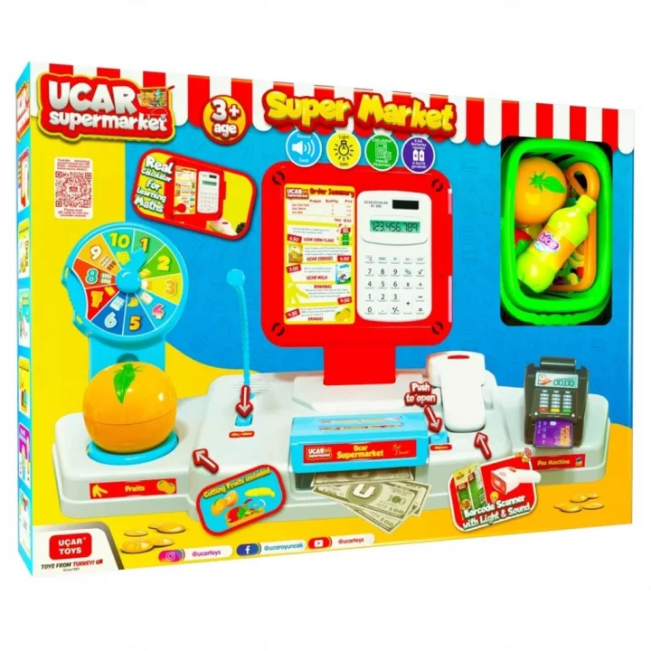 Mey İthalat®  Süper Market Yazar Kasa Seti