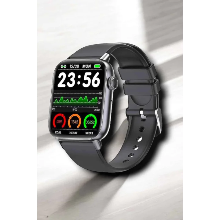 Mey İthalat® Suya Dayanıklı Bluetooth Akıllı Saat GPS, Adımsayar, Nabız & Sağlık Takibi