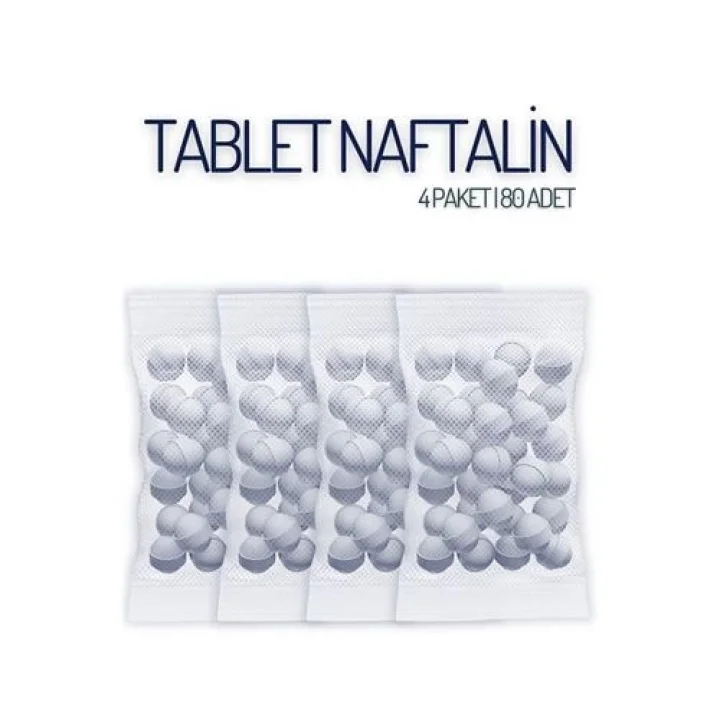 Mey İthalat® Tablet Naftalin Güve Topu Naftalin 80 Adet 718
