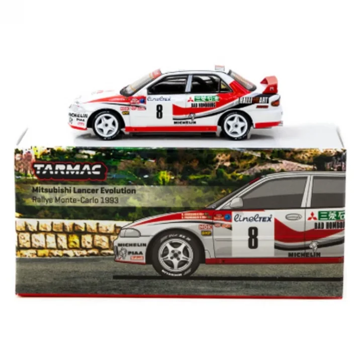 Mey İthalat®  Works 1/64 Mitsubishi Lancer Evolution Rallye Monte-Carlo 1993 #8