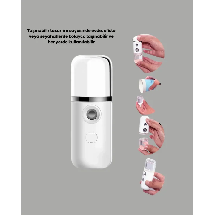 Mey İthalat® Taşınabilir Akıllı Buhar Nemlendirici