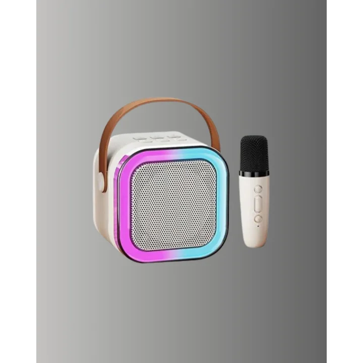 Mey İthalat® Taşınabilir Karaoke Mikrofon Seti Bluetooth Hoparlörlü