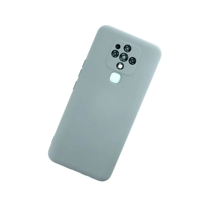 Mey İthalat®  Tecno Camon 16 Kılıf Nano içi Kadife Silikon - Buz Mavisi