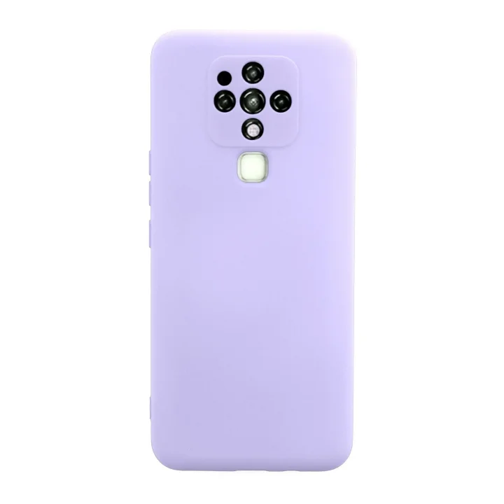 Mey İthalat®  Tecno Camon 16 Kılıf Nano içi Kadife Silikon - Lila