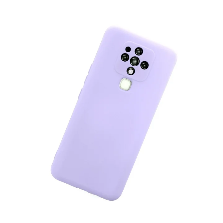 Mey İthalat®  Tecno Camon 16 Kılıf Nano içi Kadife Silikon - Lila