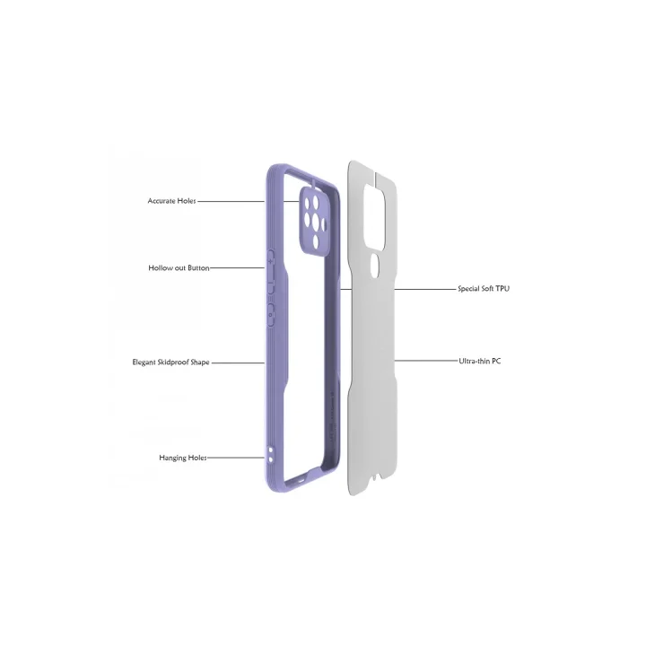 Mey İthalat®  Tecno Camon 16 Kılıf Platin Silikon - Siyah