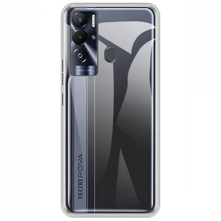 Mey İthalat®  Tecno Pova Neo Kılıf Lüx Şeffaf Silikon