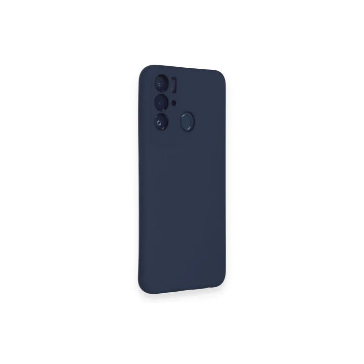Mey İthalat®  Tecno Pova Neo Kılıf Nano içi Kadife Silikon - Lacivert