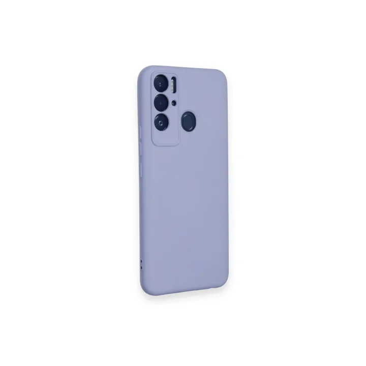Mey İthalat®  Tecno Pova Neo Kılıf Nano içi Kadife Silikon - Lila