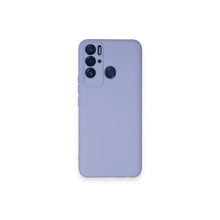 Mey İthalat®  Tecno Pova Neo Kılıf Nano içi Kadife Silikon - Lila