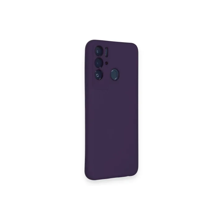 Mey İthalat®  Tecno Pova Neo Kılıf Nano içi Kadife Silikon - Mor