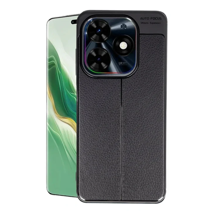 Mey İthalat®  Tecno Spark Go 2024 Kılıf Auto Focus Kapak - Siyah