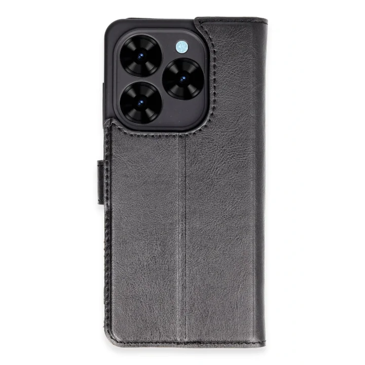 Mey İthalat®  Tecno Spark Go 2024 Kılıf Trend S Plus Kapaklı Kılıf - Siyah