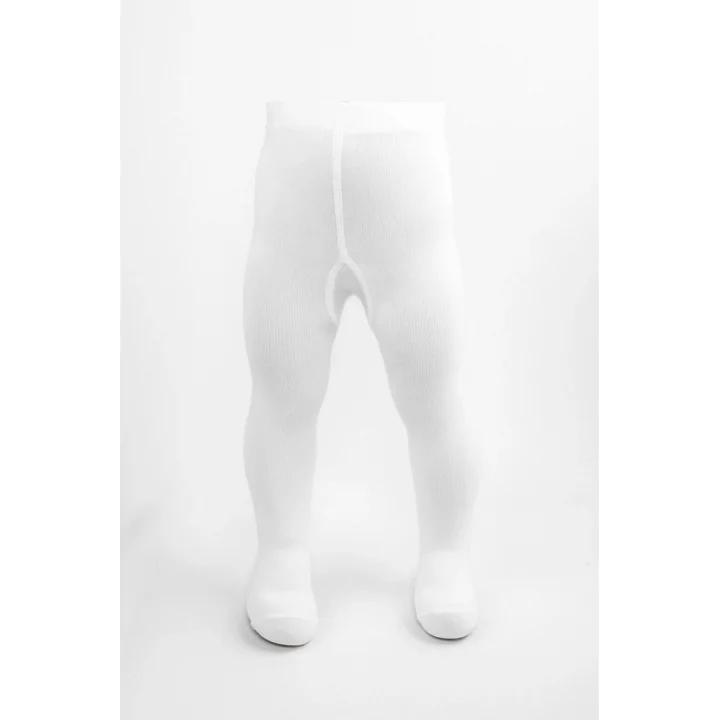 Mey İthalat® Tekli Düz Külotlu Çorap 50104 Beyaz