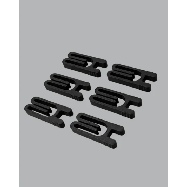 Mey İthalat® Tekrar Kullanılabilir Poşet Mandalı Siyah 6’lı Set