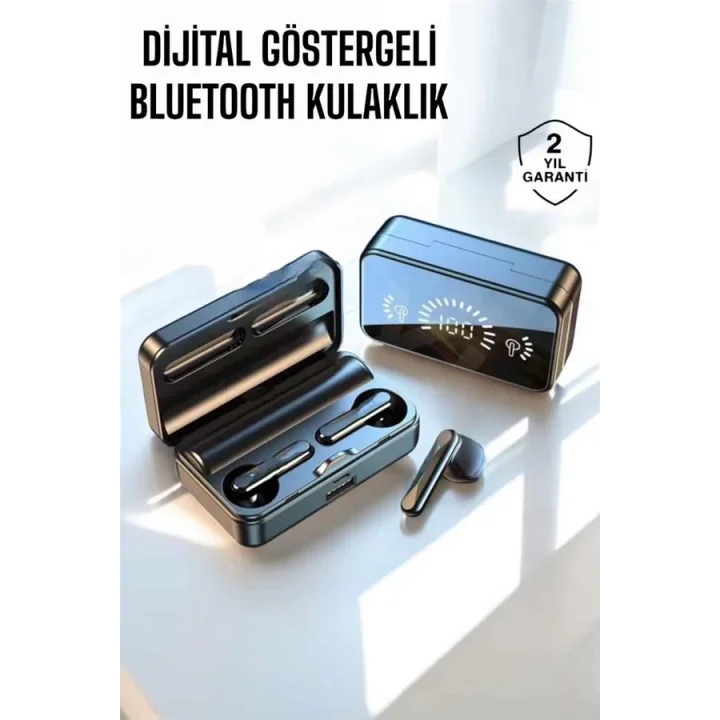 Mey İthalat® Telefon Standlı Bluetooth Kulaklık Aynalı Yüksek Ses Kaliteli