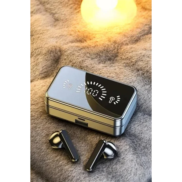 Mey İthalat® Telefon Standlı Bluetooth Kulaklık Aynalı Yüksek Ses Kaliteli