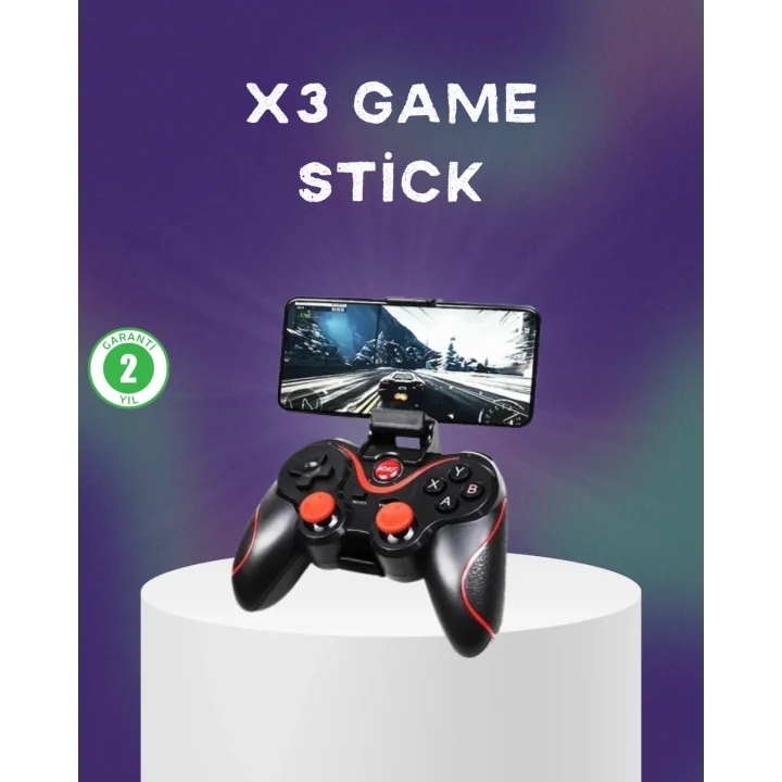 Mey İthalat® Telefon, Tablet ve PC İçin Çok Fonksiyonlu Bluetooth Gamepad