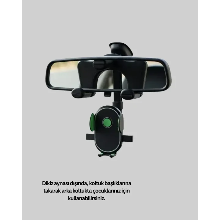 Mey İthalat® TELEFON TUTUCU AYNAYA TAKMALI