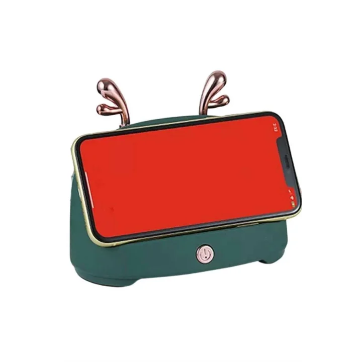 Mey İthalat® Telefon Tutucu Bluetooth Hoparlör Geyikli Renkli Uzun Ömürlü