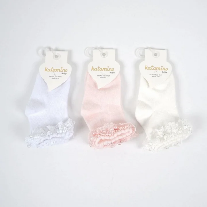 Mey İthalat®  Teri Aks. Bebek Soket Çorap K46206 (ADET FİYATIDIR)