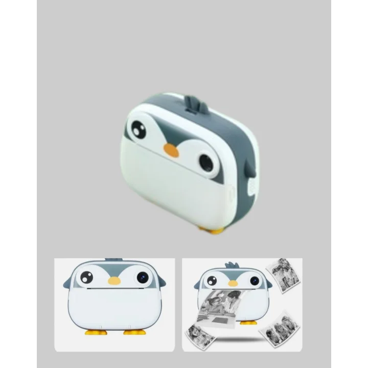 Mey İthalat® Termal Baskı Çocuk Kamerası HD Çekim USB Şarjlı Eğitici Oyuncak