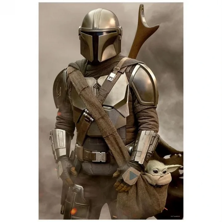 Mey İthalat® The Mandalorian Metal Kutu Puzzle 300 Parça